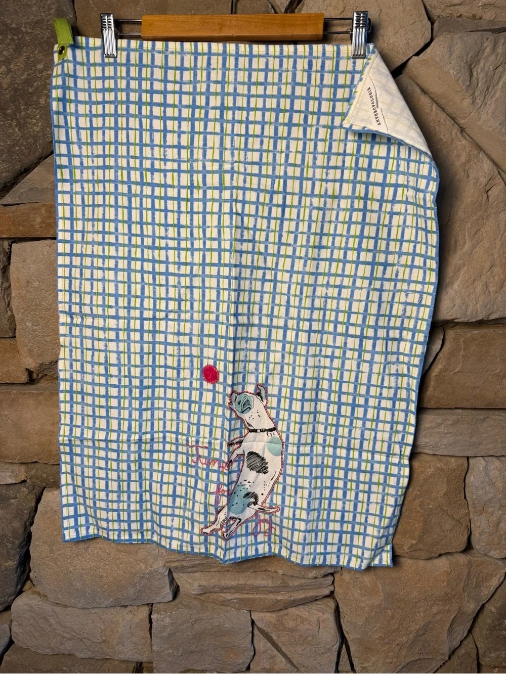 New🌟Anthropologie-Playful Pup Dish Towel